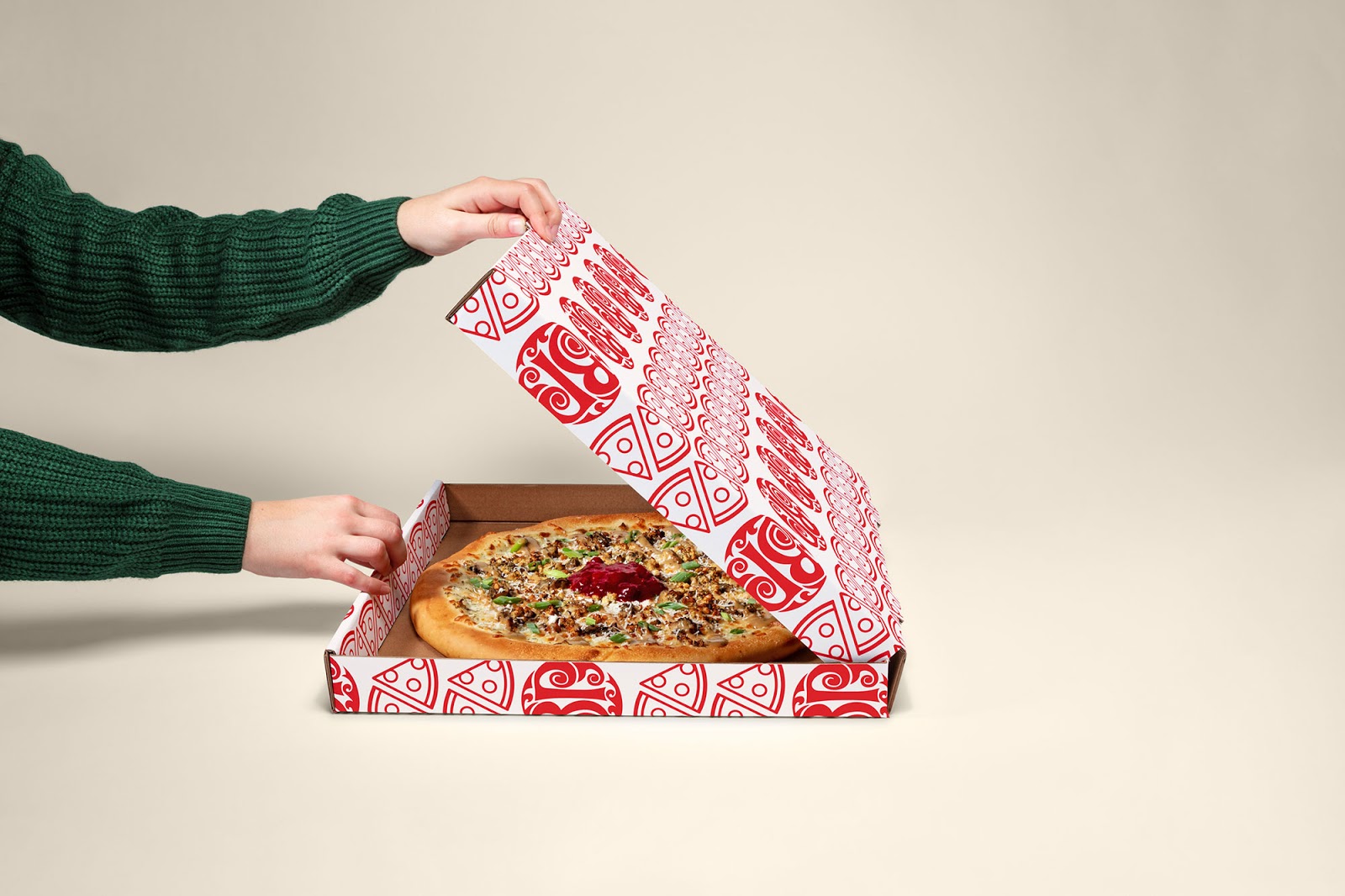 کارتن بسته بندی پیتزا