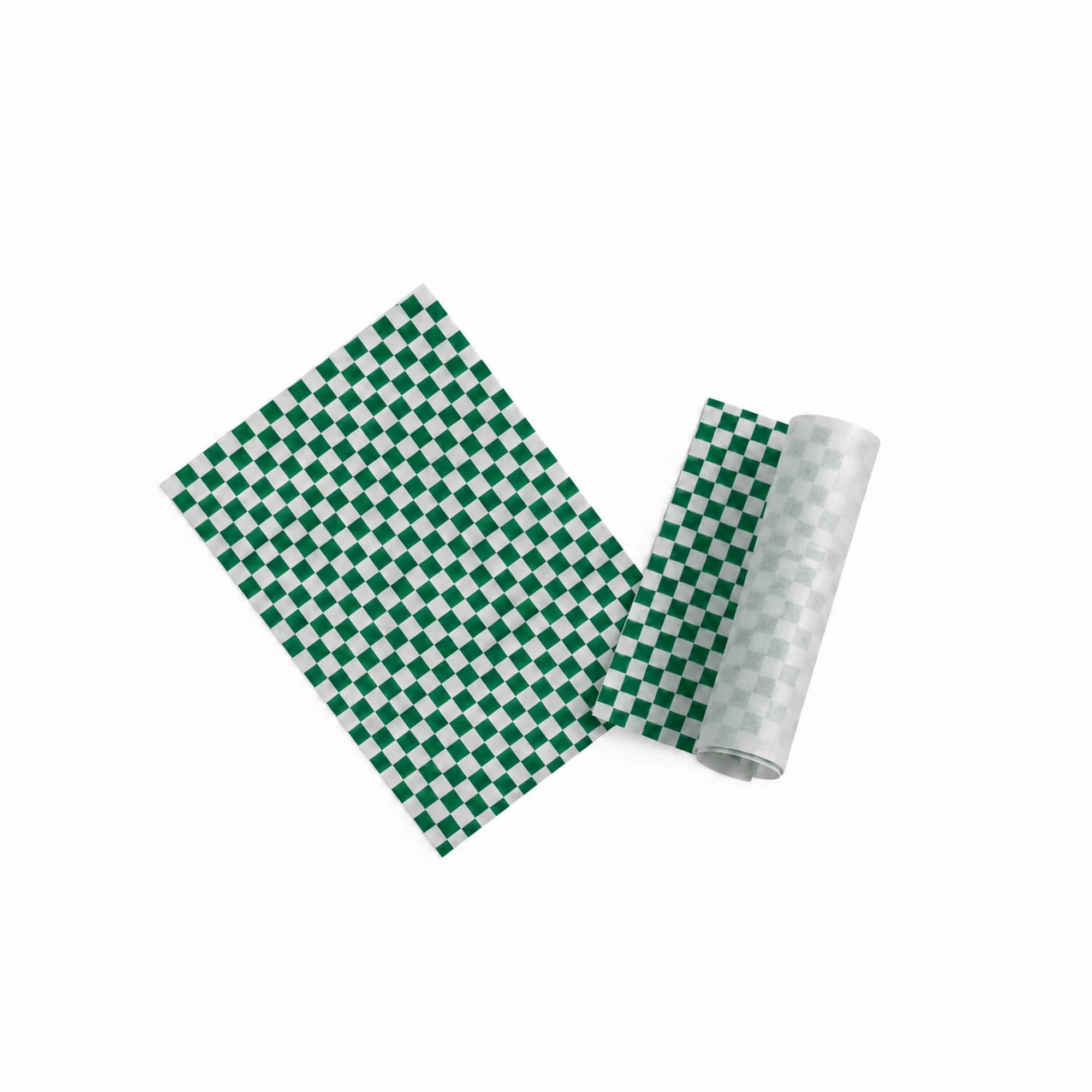 کاغذ پوستی 70×50 طرح شطرنج سبز