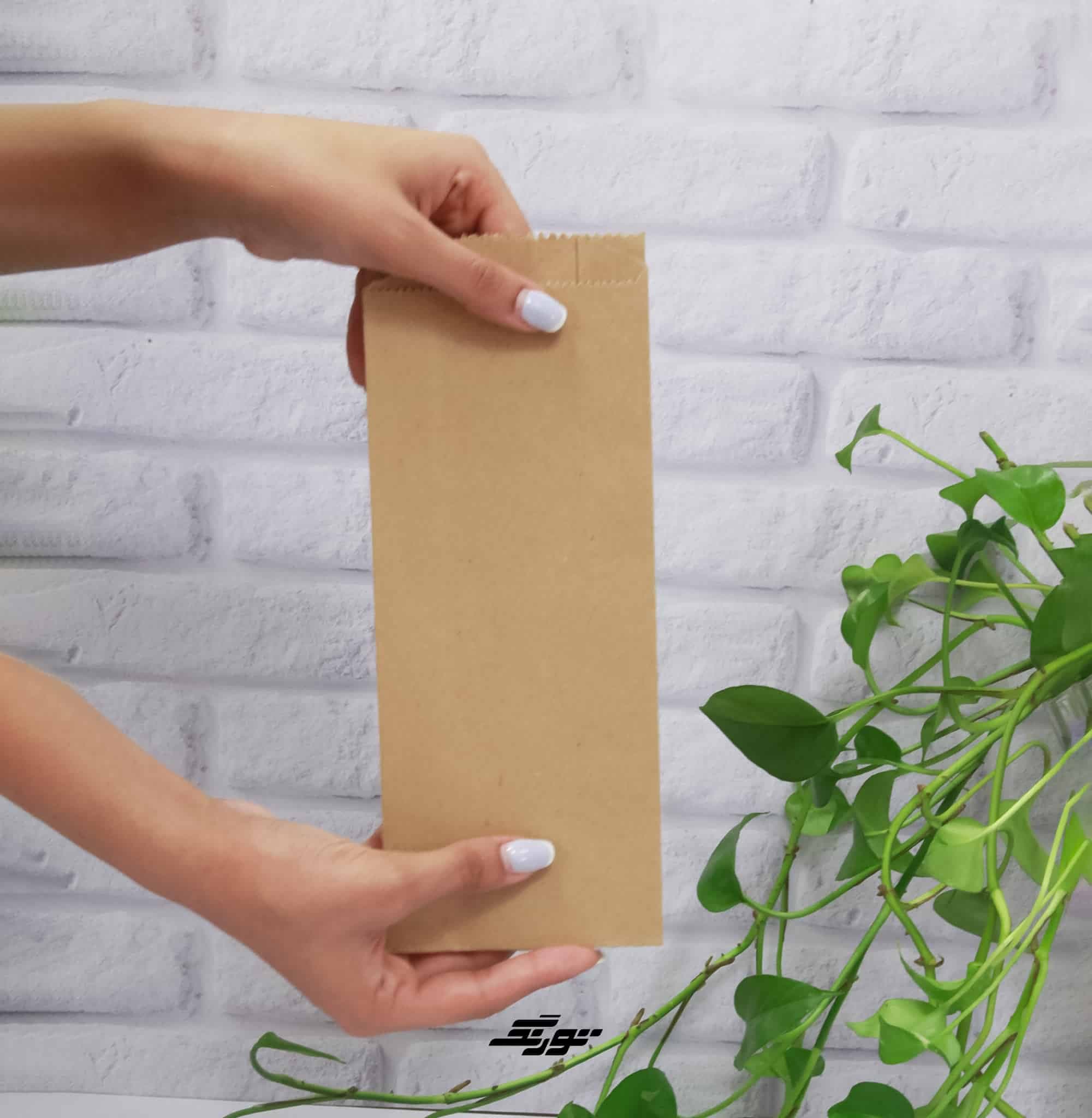 پاکت کرافت ساده 25×10