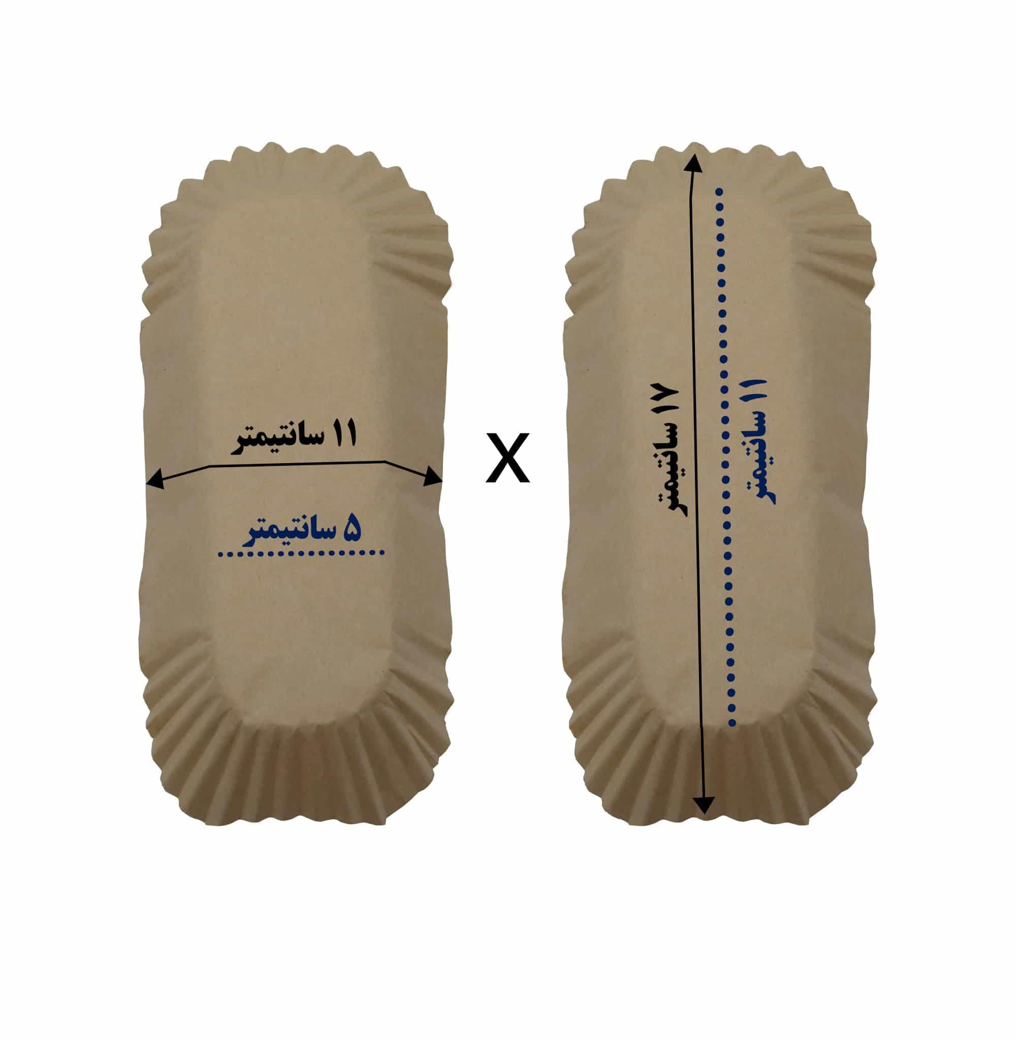کپسول کیک دانش آموزی 17×11 بسته 200 عددی