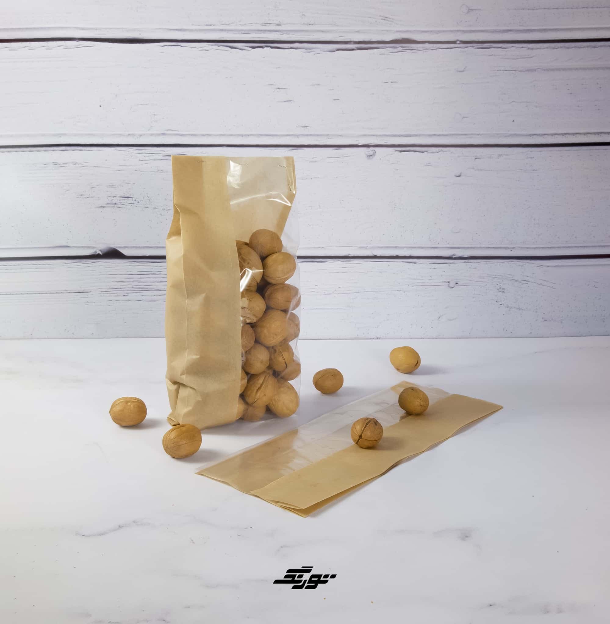 پاکت کرافت پنجره دار 13×35