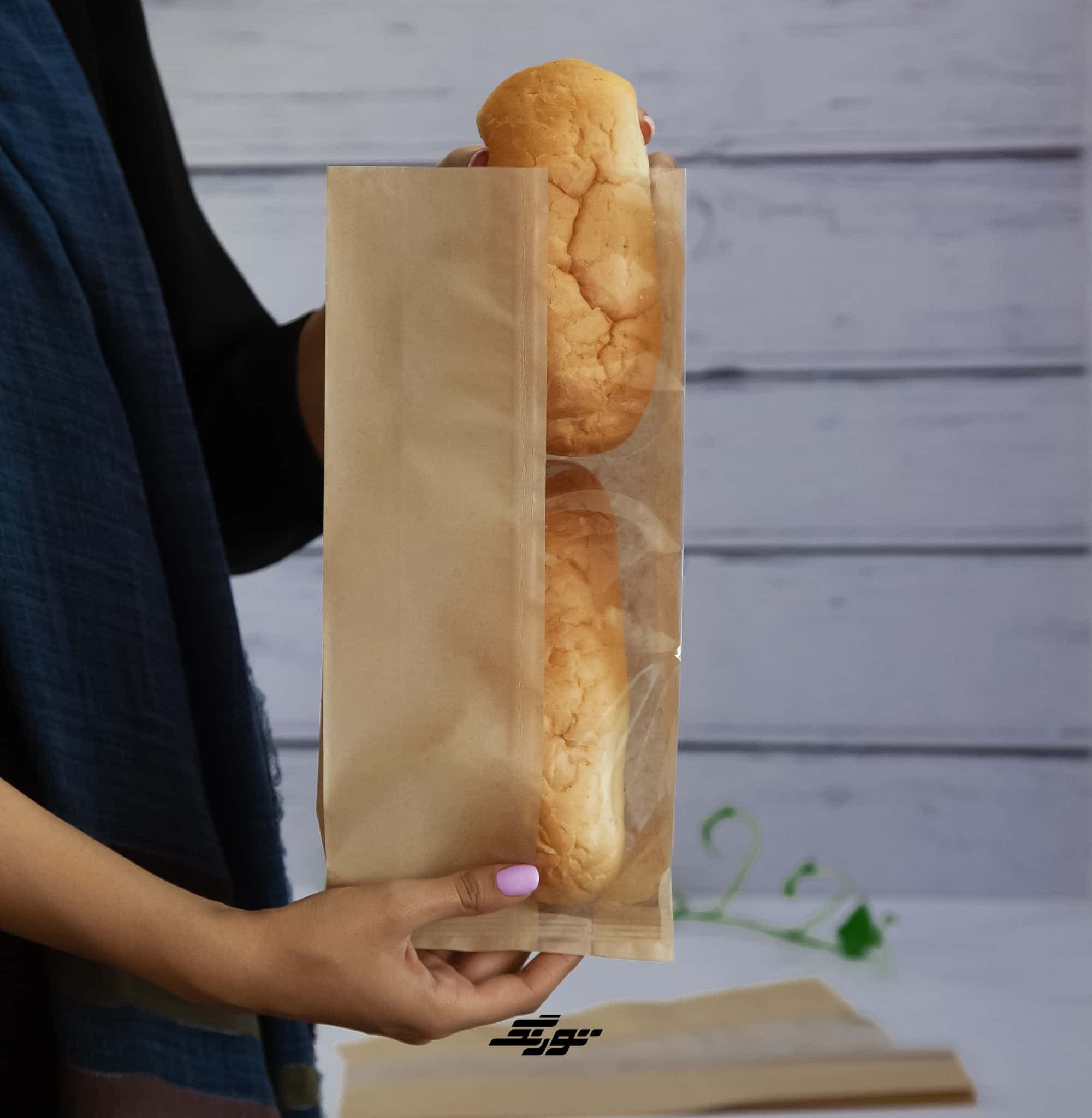 پاکت کرافت پنجره دار 15×35