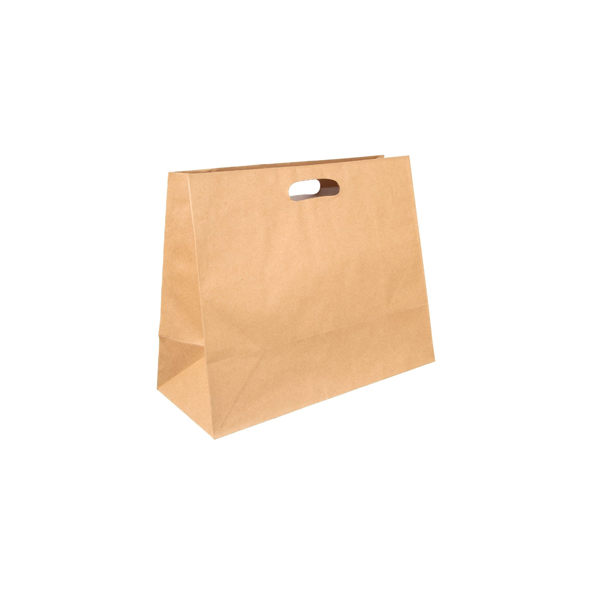 ساک دستی کاغذی کرافت ضخیم 33×27 دسته پانچی