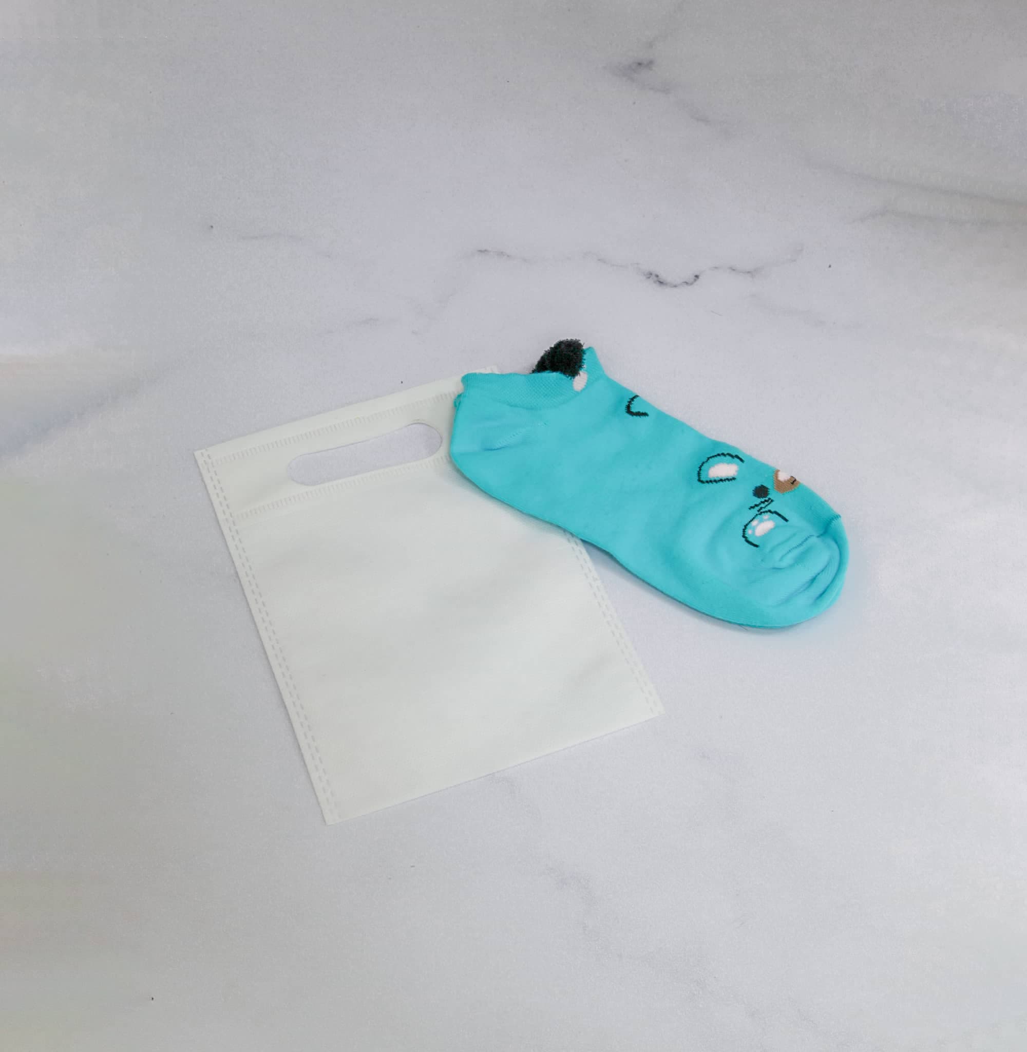 ساک اسپان دوخت حرارتی فلت عمودی 20×15 سفید