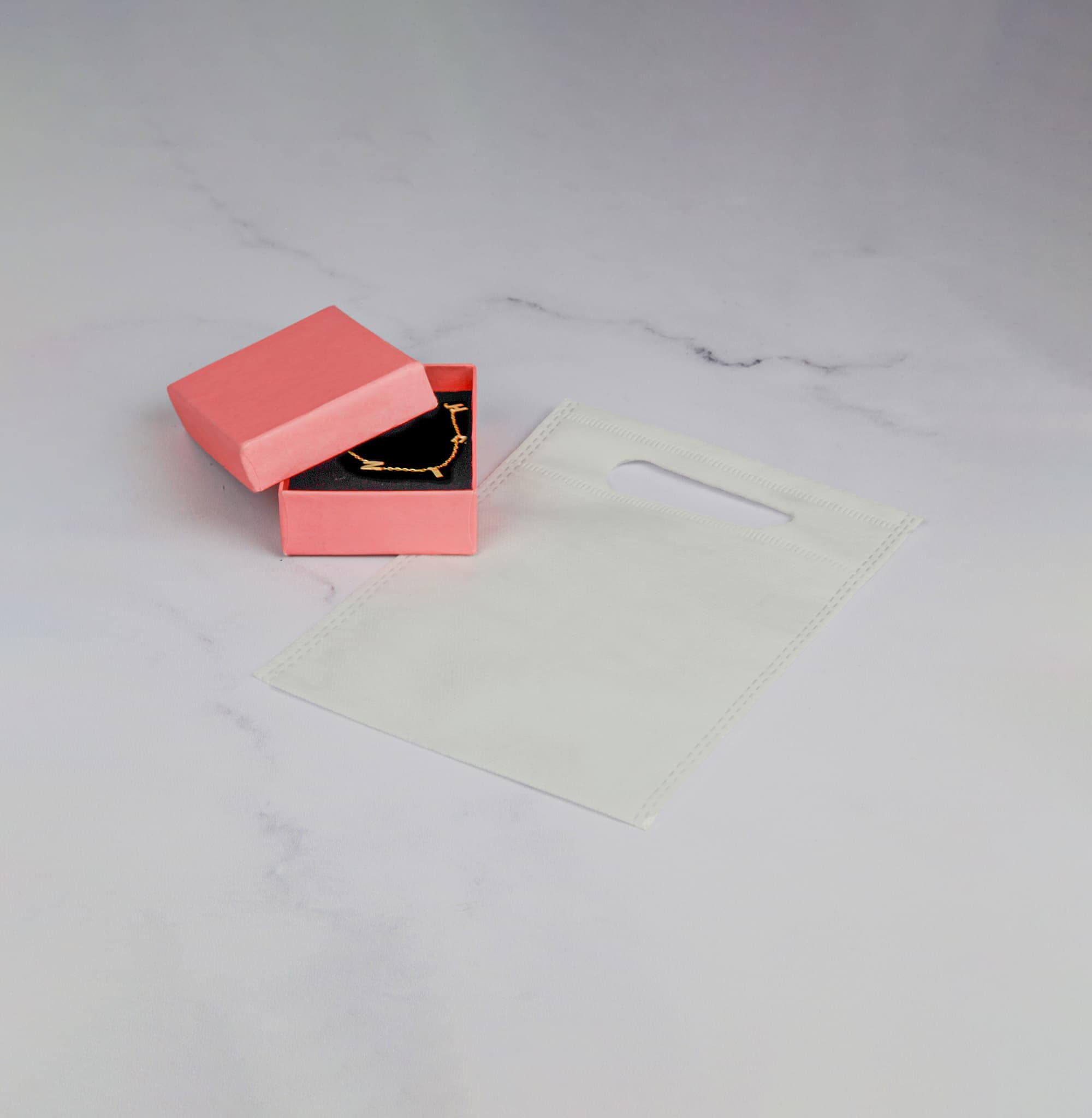 ساک اسپان دوخت حرارتی فلت عمودی 20×15 سفید