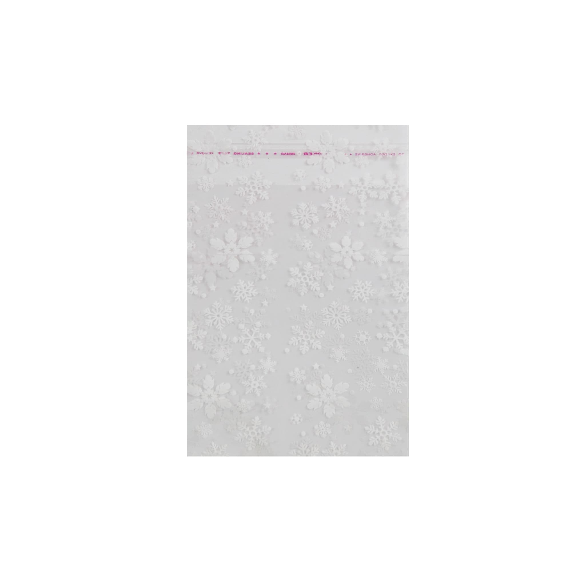 سلفون چسب دار طرح برف سایز 12×16 سانتی متر