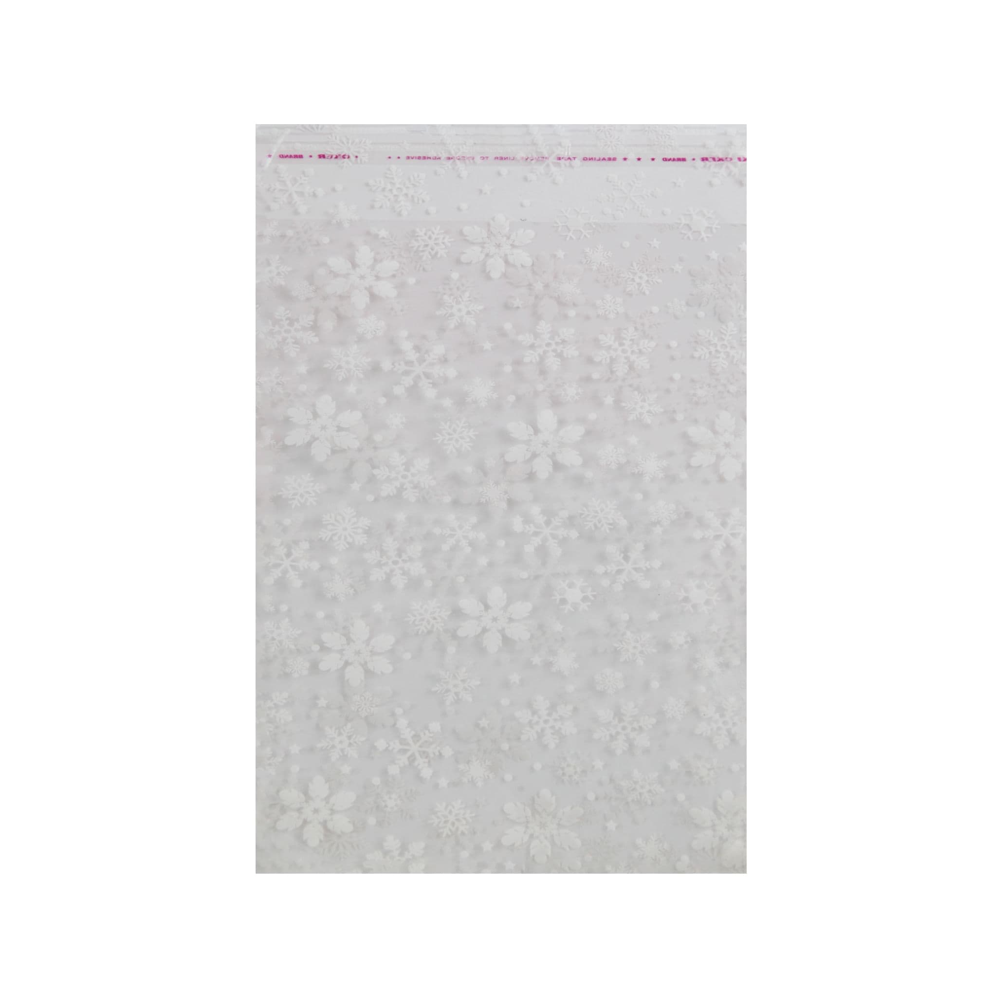 سلفون چسب دار طرح برف سایز 24×16 سانتی متر