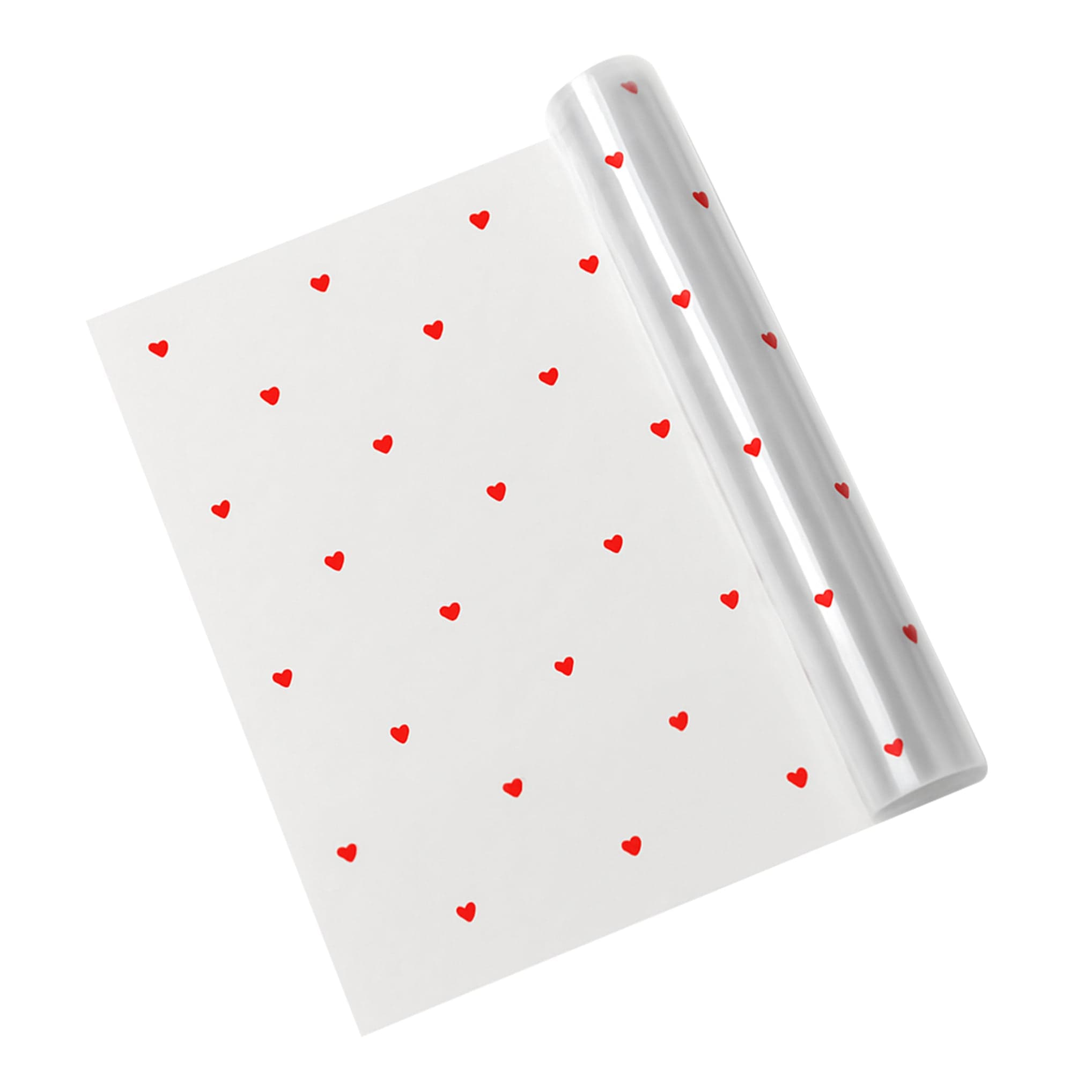 سلفون شفاف 70×50 طرح قلب