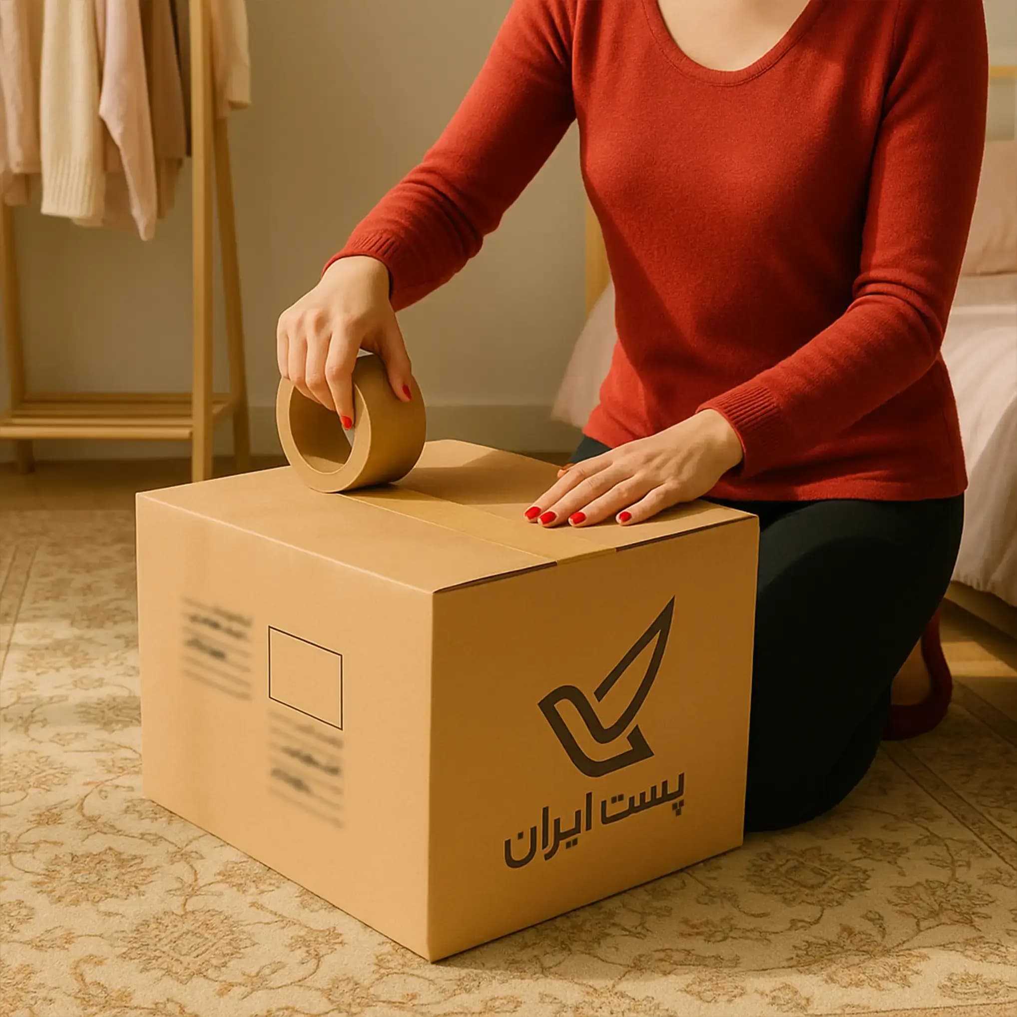 کارتن پستی سه‌لایه سایز 9