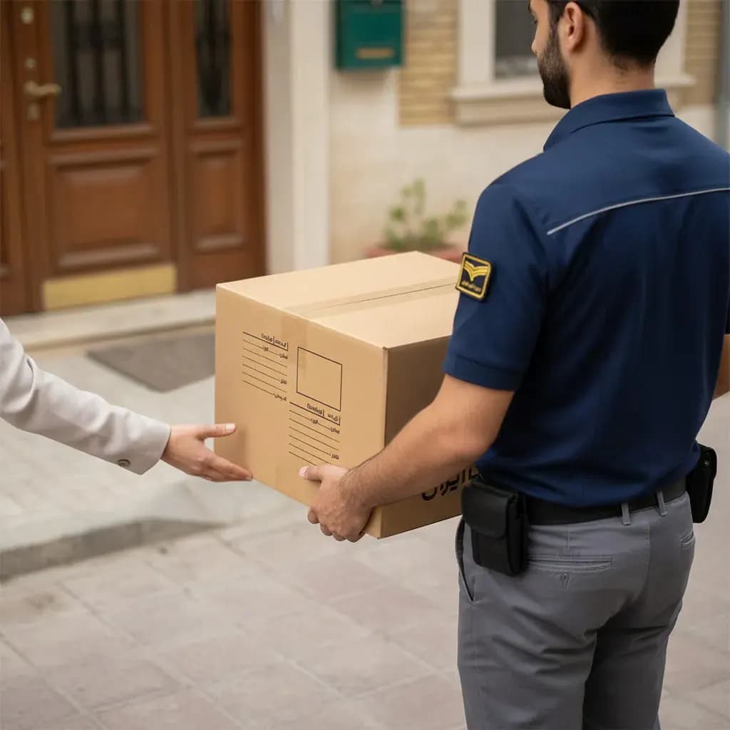 کارتن پستی سه‌لایه سایز 8