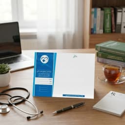 سربرگ تحریر سرچسب دار  اختصاصی A6