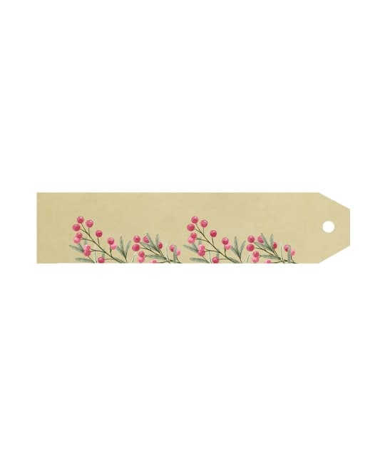 تگ هدیه آماده طرح دار کرافت کد 20/1 بسته 25 عددی