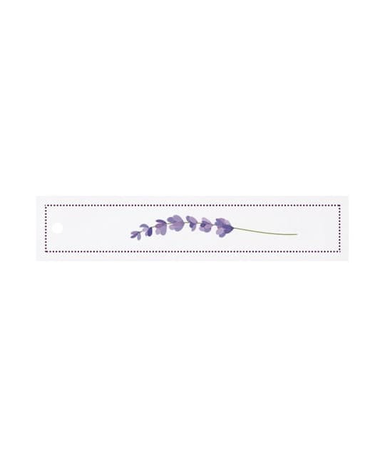تگ هدیه آماده طرح دار کتان کد 18/1 بسته 25 عددی