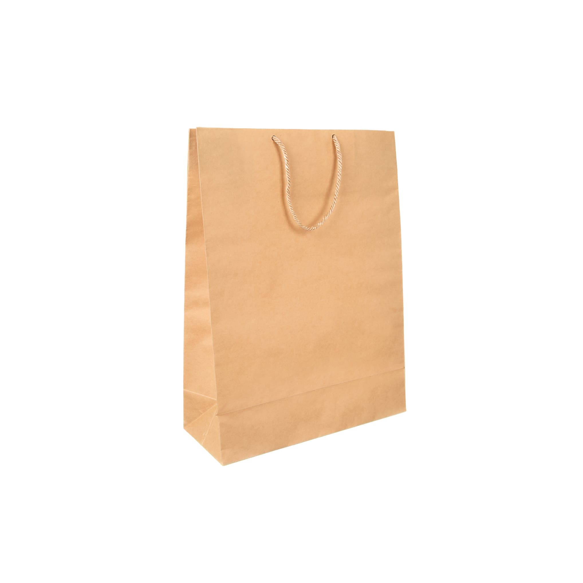 ساک دستی کاغذی کرافت 36×27 با بند دور پیچ