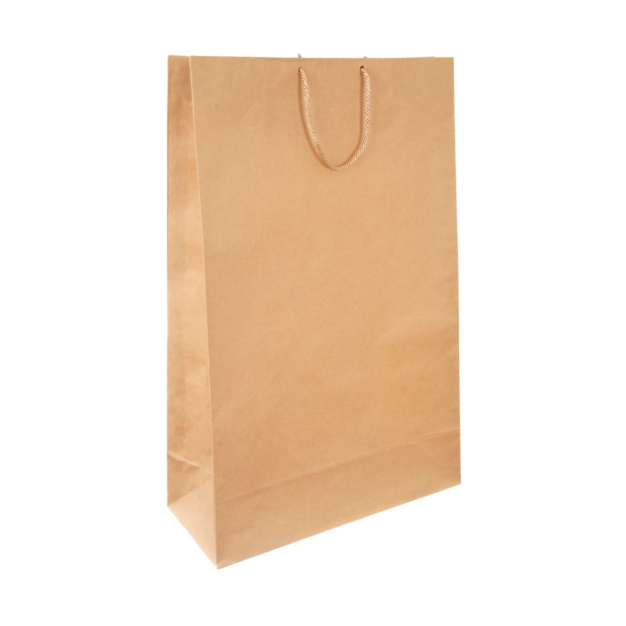ساک دستی کاغذی کرافت 50×33 با بند دور پیچ