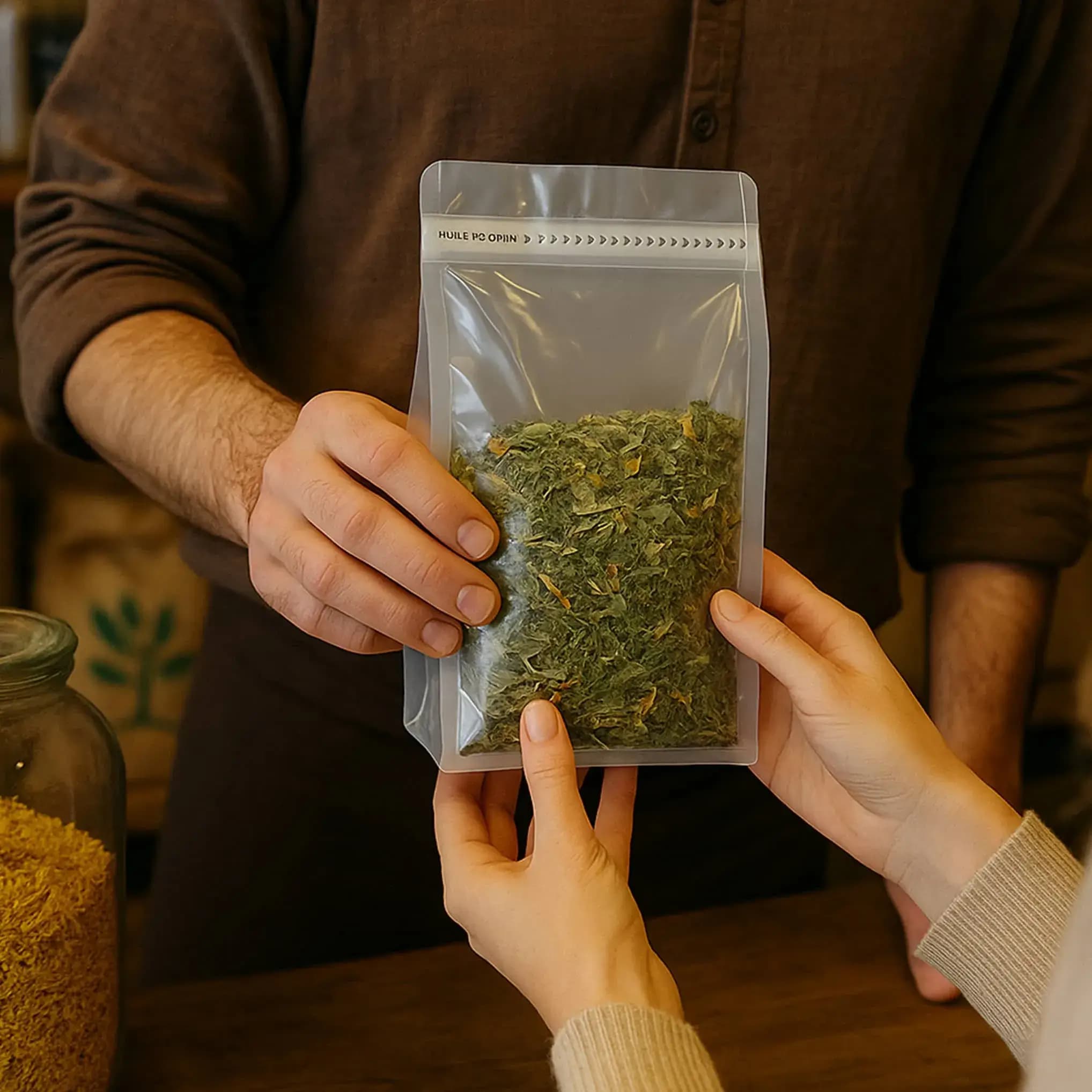 پاکت باکس پوچ برای بسته بندی سبزی خشک