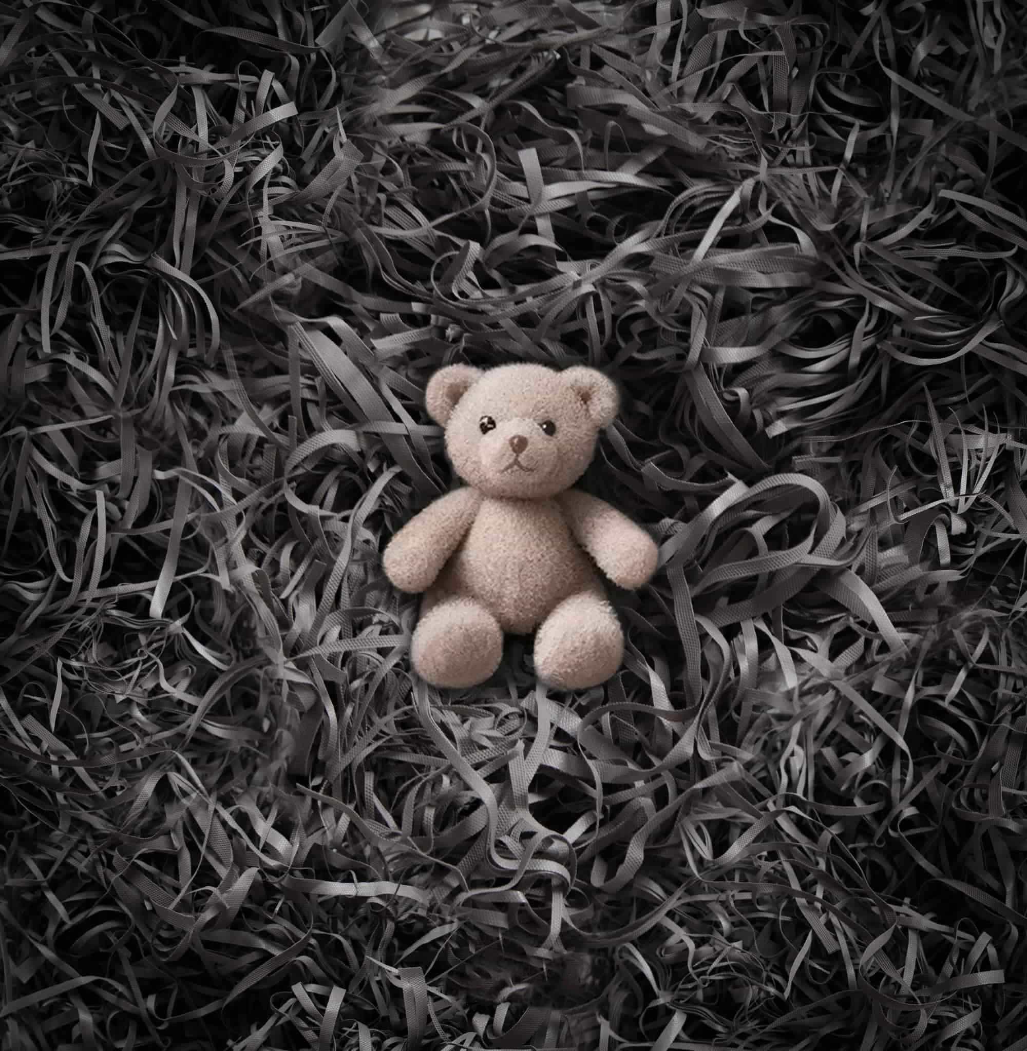 پوشال پارچه ای اسپان رنگ طوسی