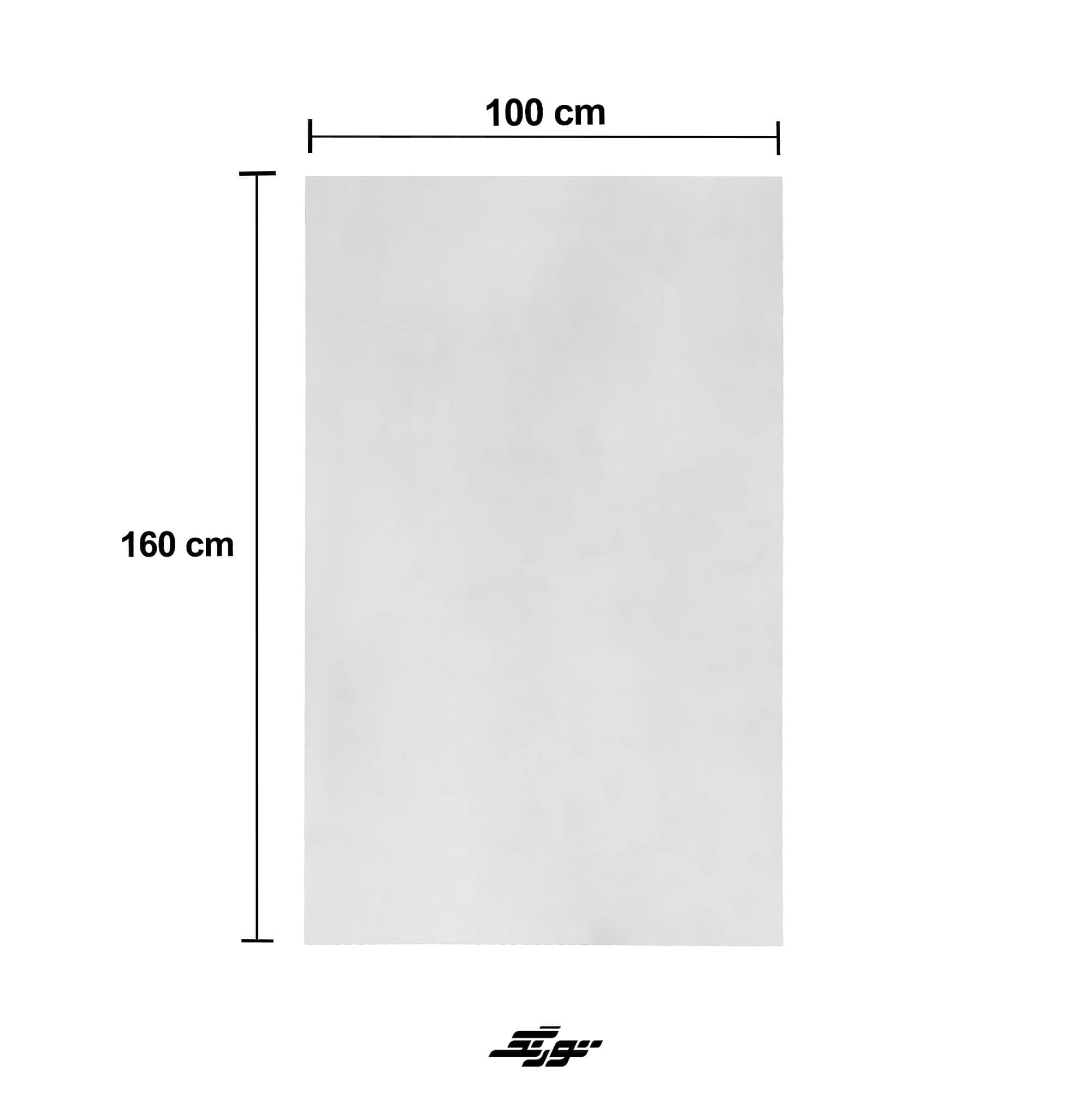 پارچه اسپان باند سفید 60 گرمی 100×160
