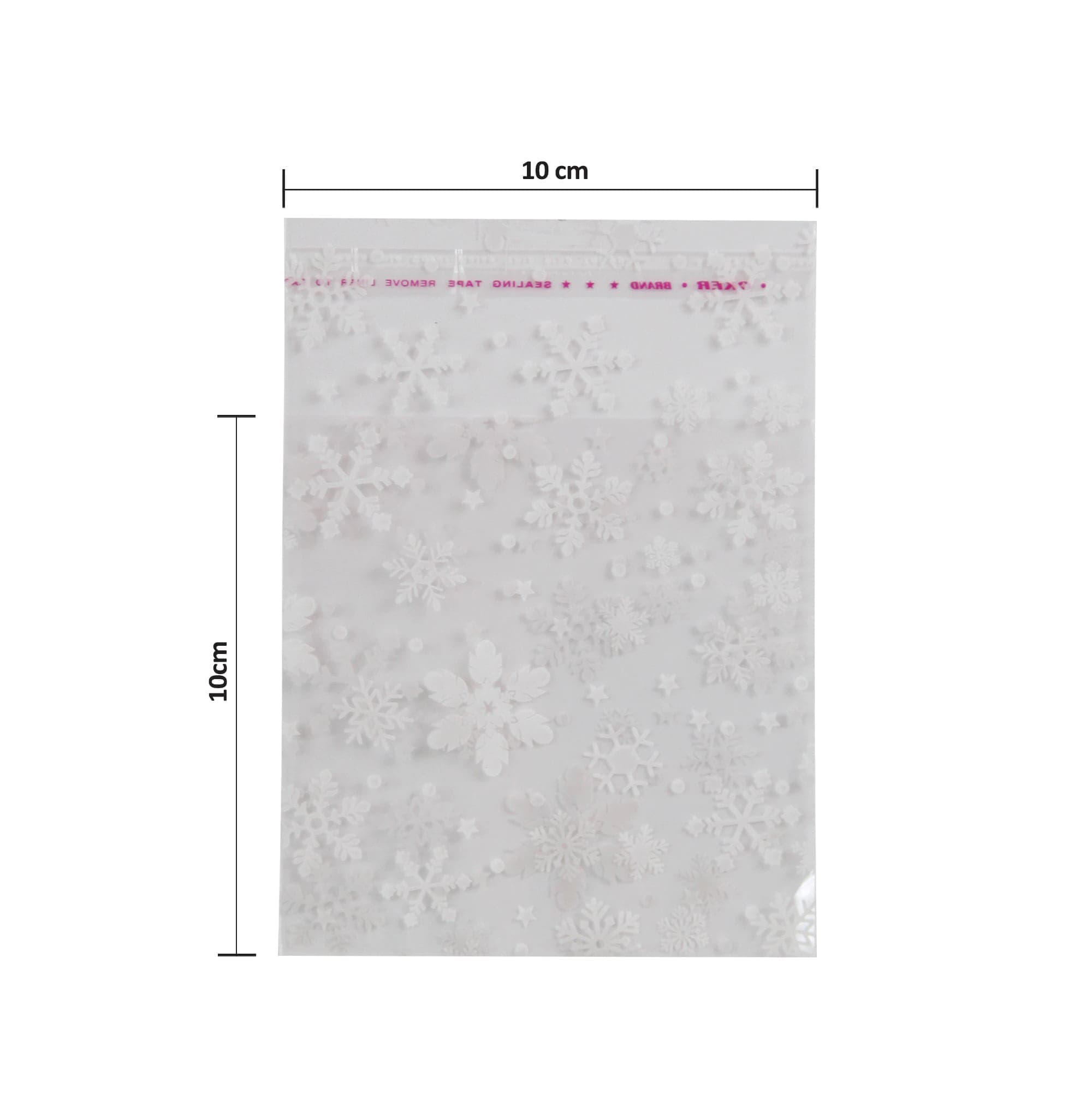 سلفون چسب دار طرح برف سایز 10×10 سانتی متر