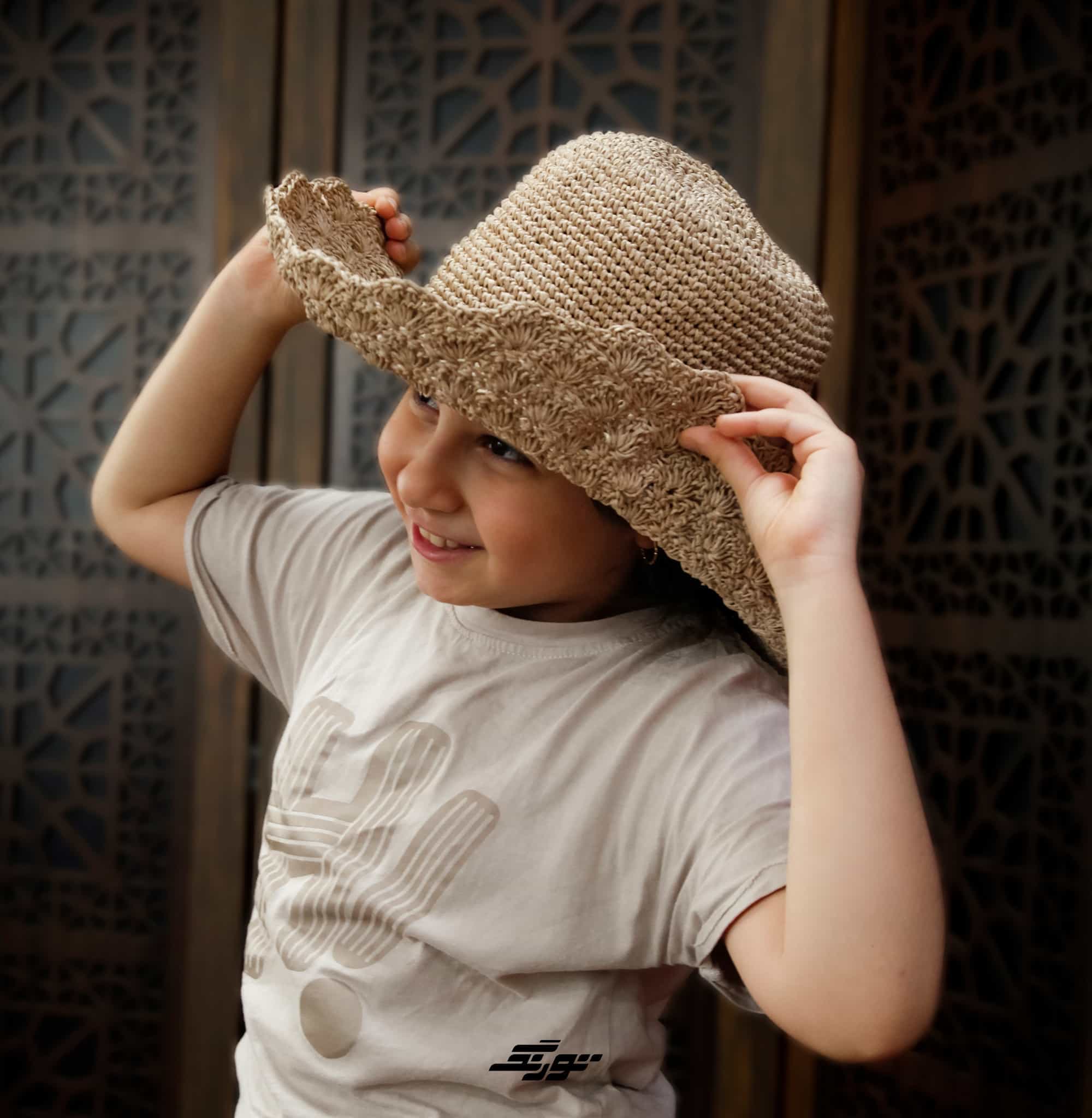 کلاه ساحلی رافیا