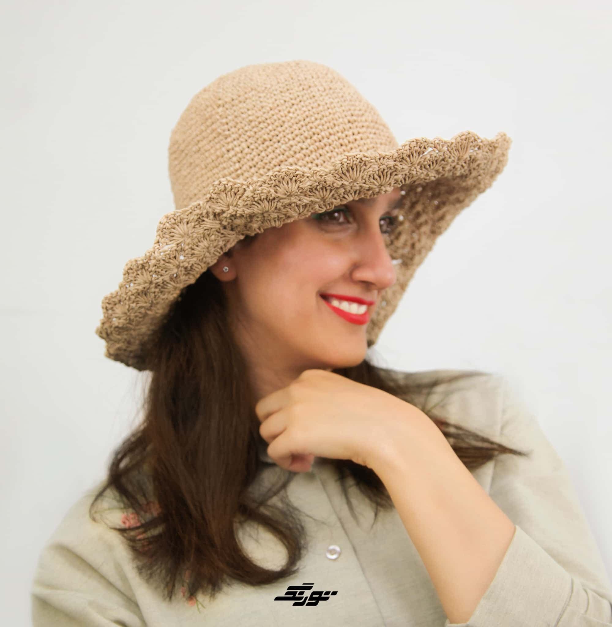 کلاه ساحلی رافیا