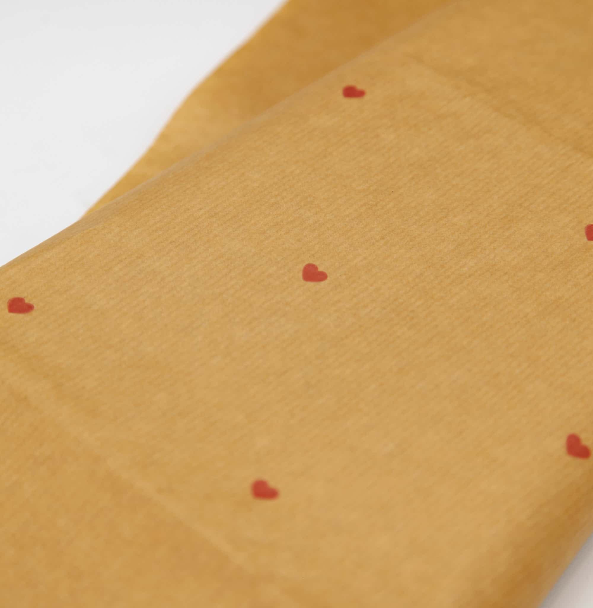 کاغذ کرافت 70×50 طرح قلب