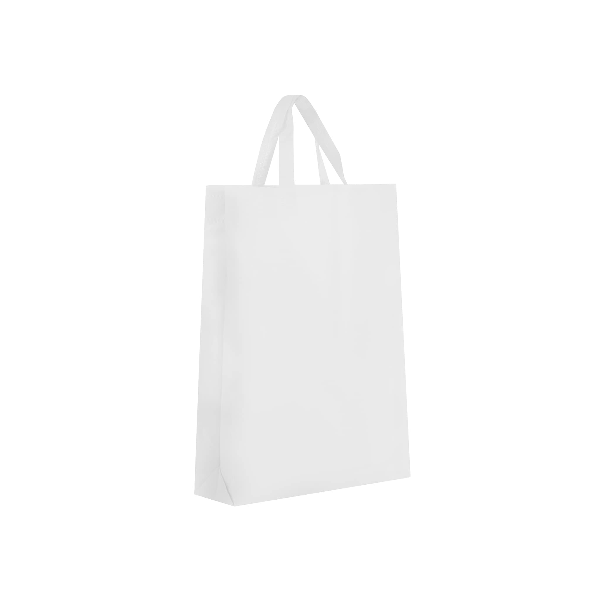 ساک اسپان دوخت حرارتی فول گاست عمودی 35×25 سفید