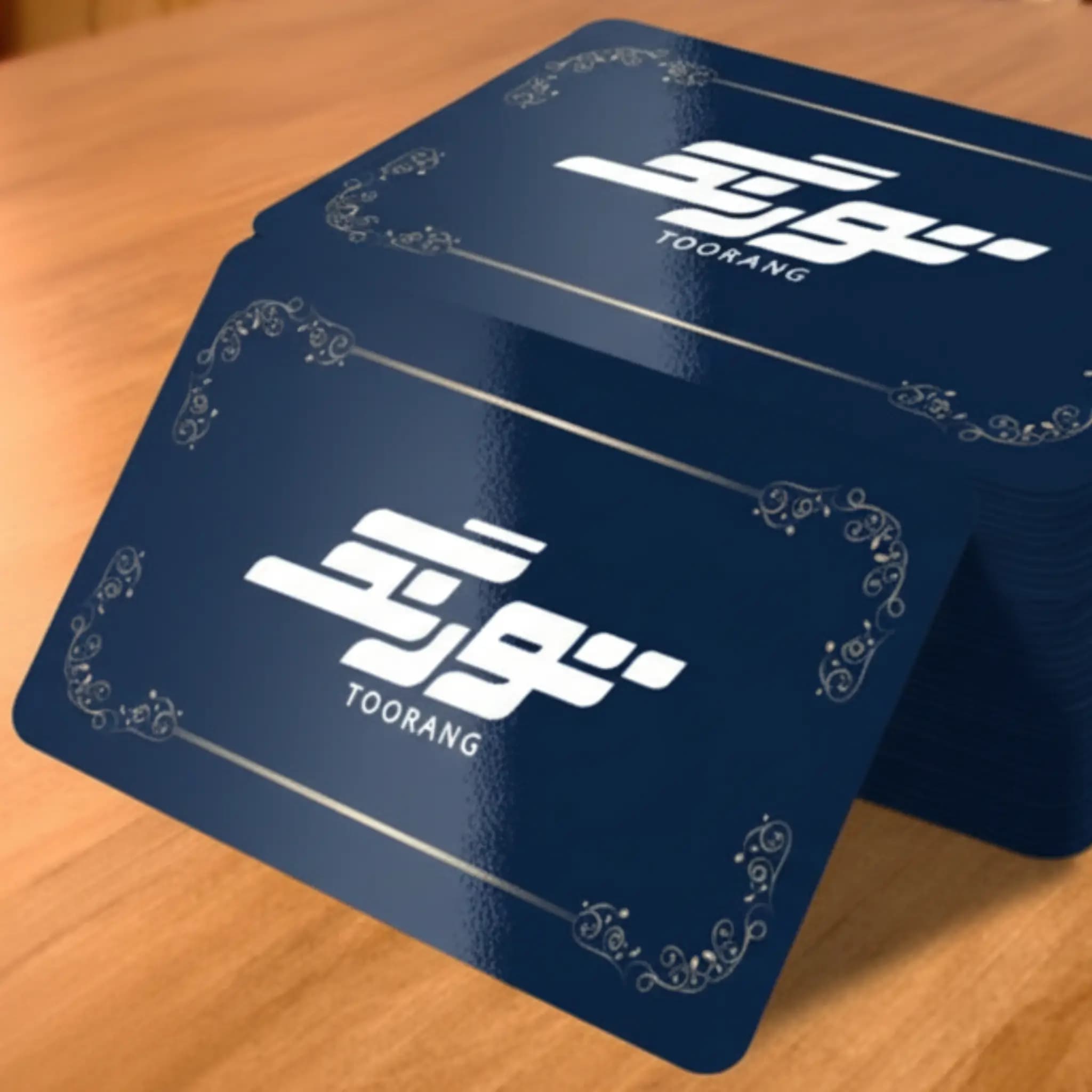 کارت ویزیت گلاسه لمینیت براق 6×9 دورو دورگرد بسته 500 عددی