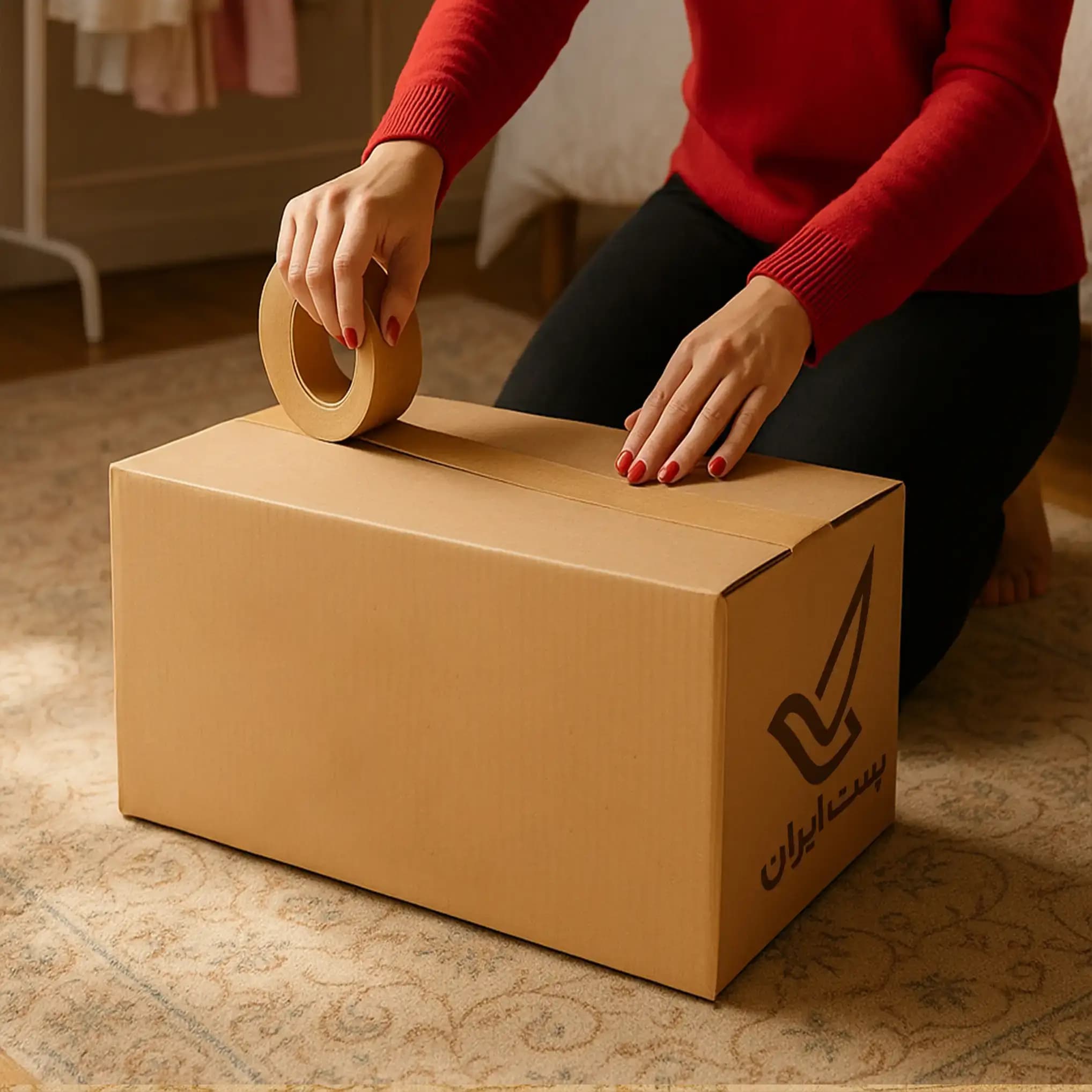 کارتن پستی سهلایه سایز 6