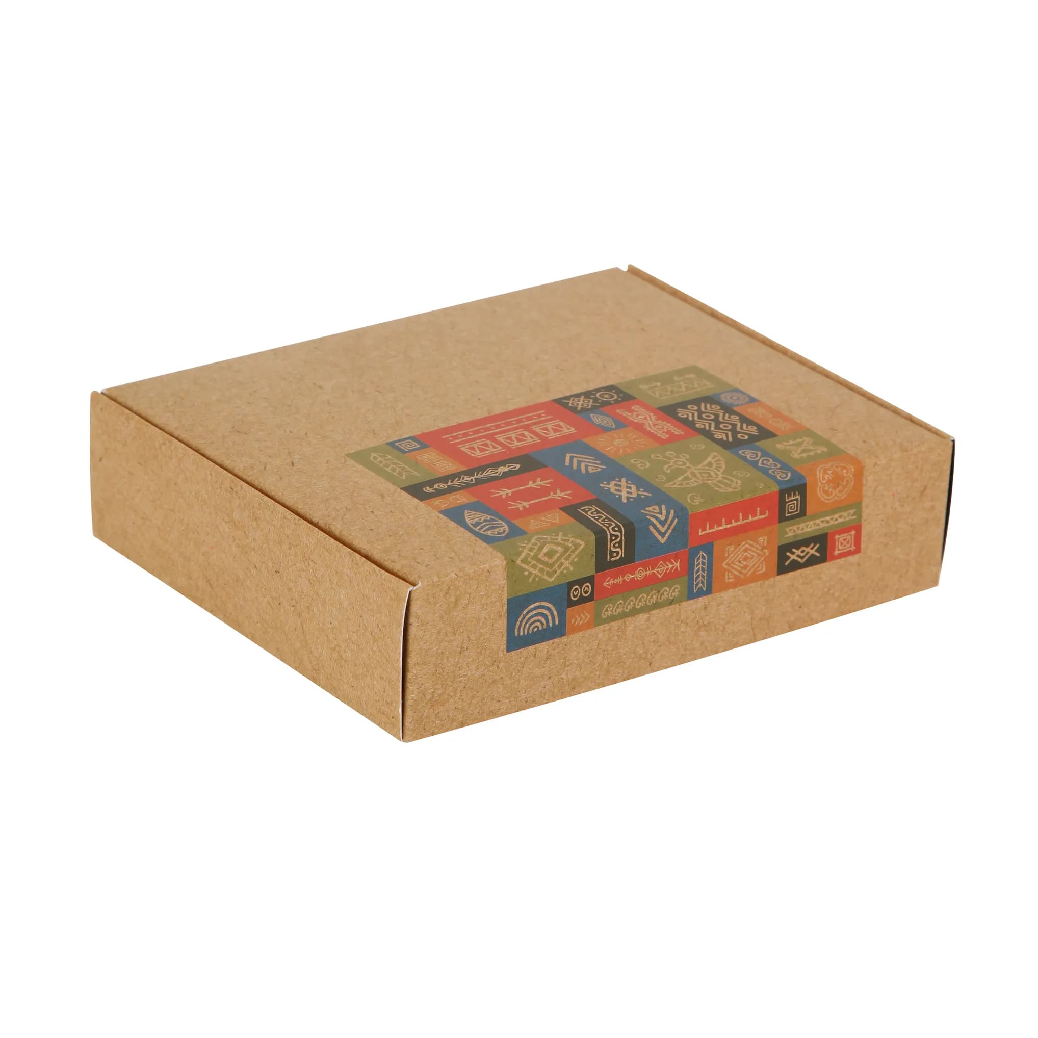 جعبه کیبوردی گلاسه طرح هیرکان سایز 16×13×4 بسته 10 عددی
