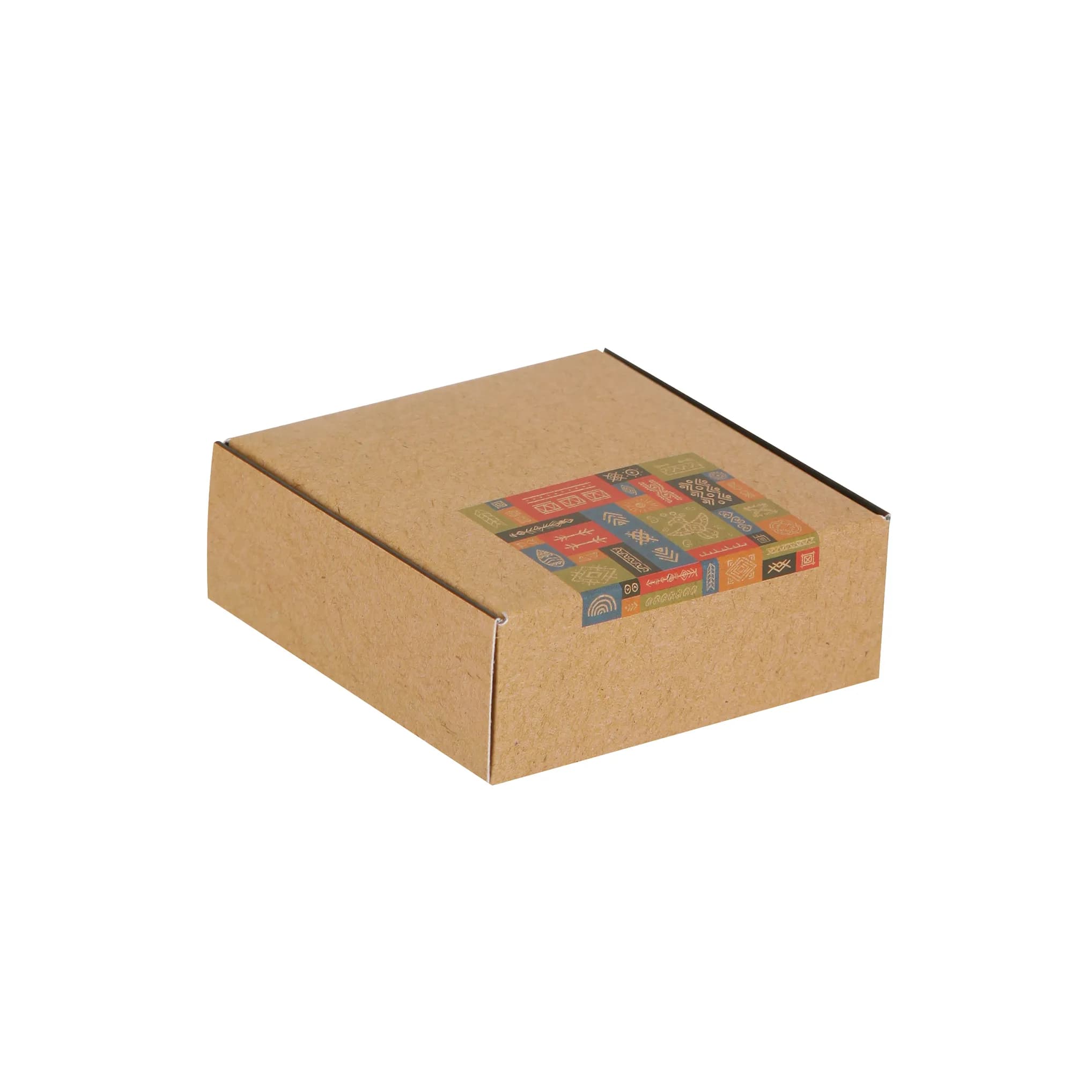جعبه کیبوردی گلاسه طرح هیرکان سایز 9×9×3/4 بسته 10 عددی