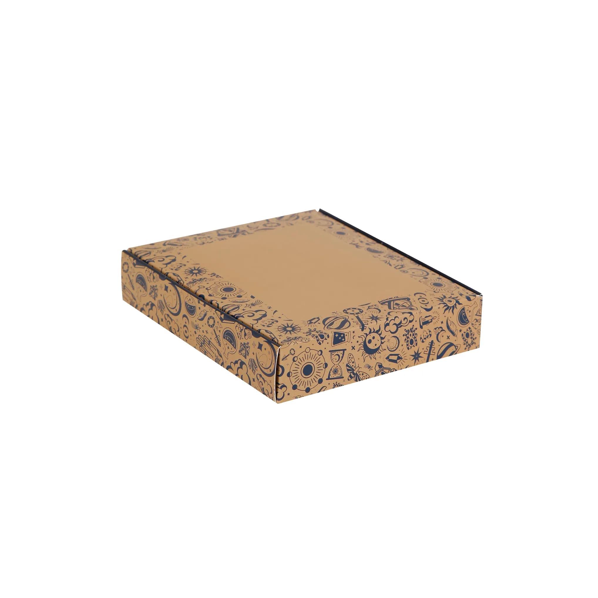 جعبه کیبوردی گلاسه طرح هور سایز 12×10×2/5 بسته 10 عددی