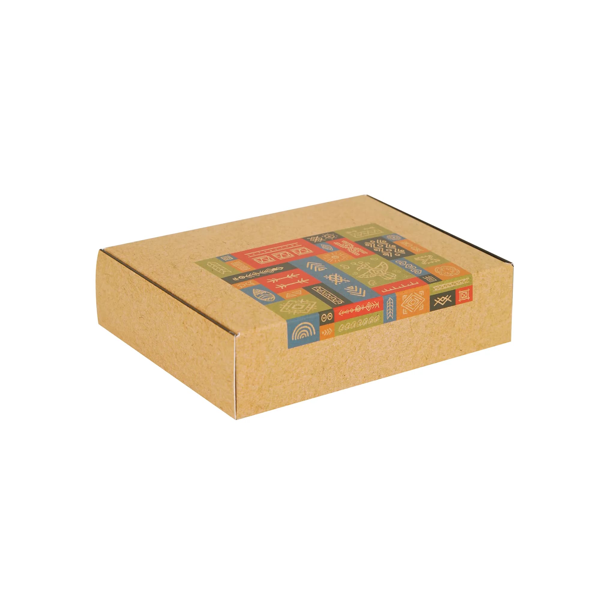 جعبه کیبوردی گلاسه طرح هیرکان سایز 14×10×3/5 بسته 10 عددی
