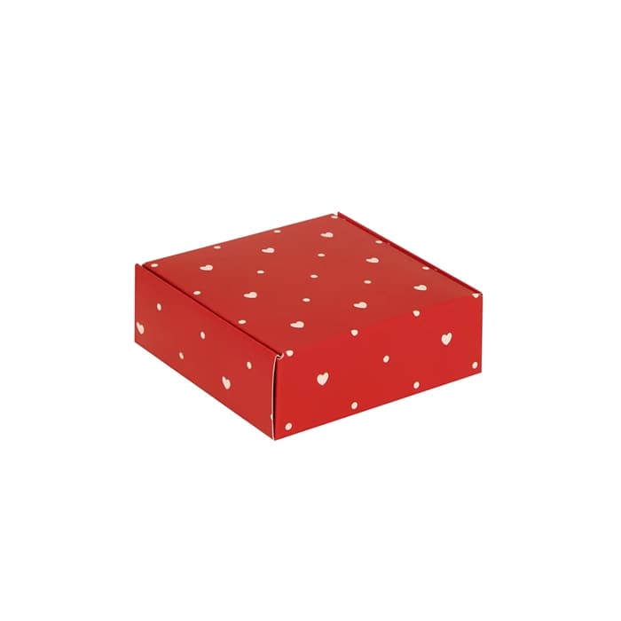 جعبه کیبوردی گلاسه طرح عشق سایز 9×9×3/4 بسته 10 عددی