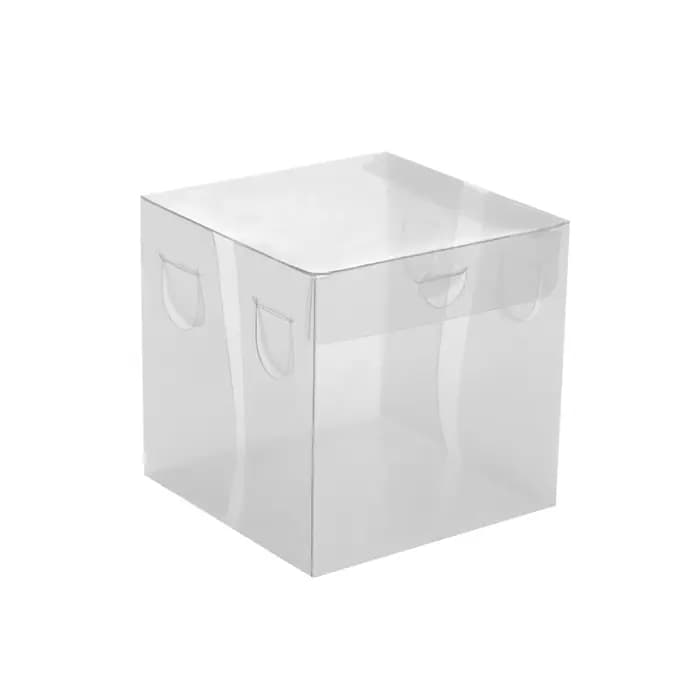 جعبه طلقی شفاف 11×11×11 سانتیمتر بسته 10 عددی