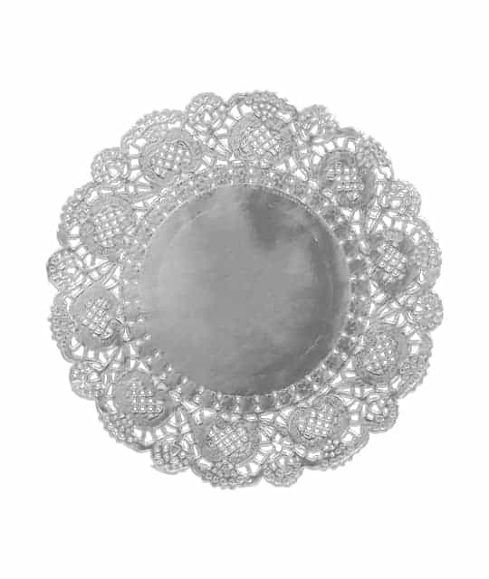 کاغذ گیپور نقره ای 11.5 سانتی بسته 50 عددی