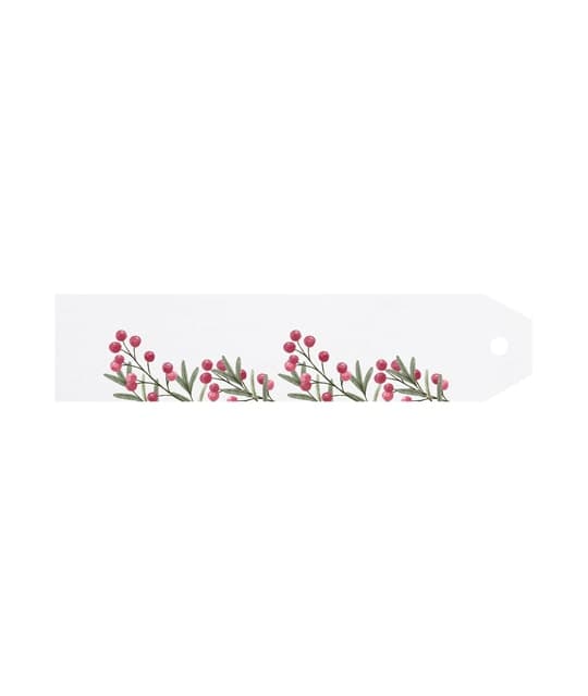 تگ هدیه آماده طرح دار کتان کد 20/1 بسته 25 عددی