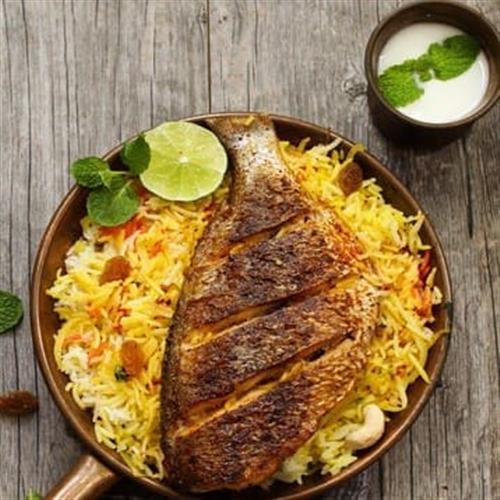 بسته بندی برنج و ماهی