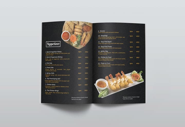 آموزش طراحی منوی رستوران ساده و حرفه ای