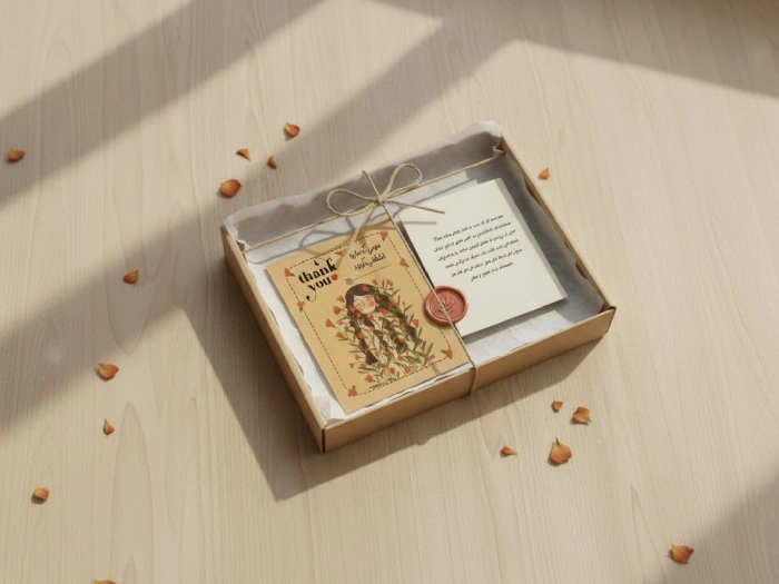 ایده و متن پیام تشکر برای داخل بسته بندی