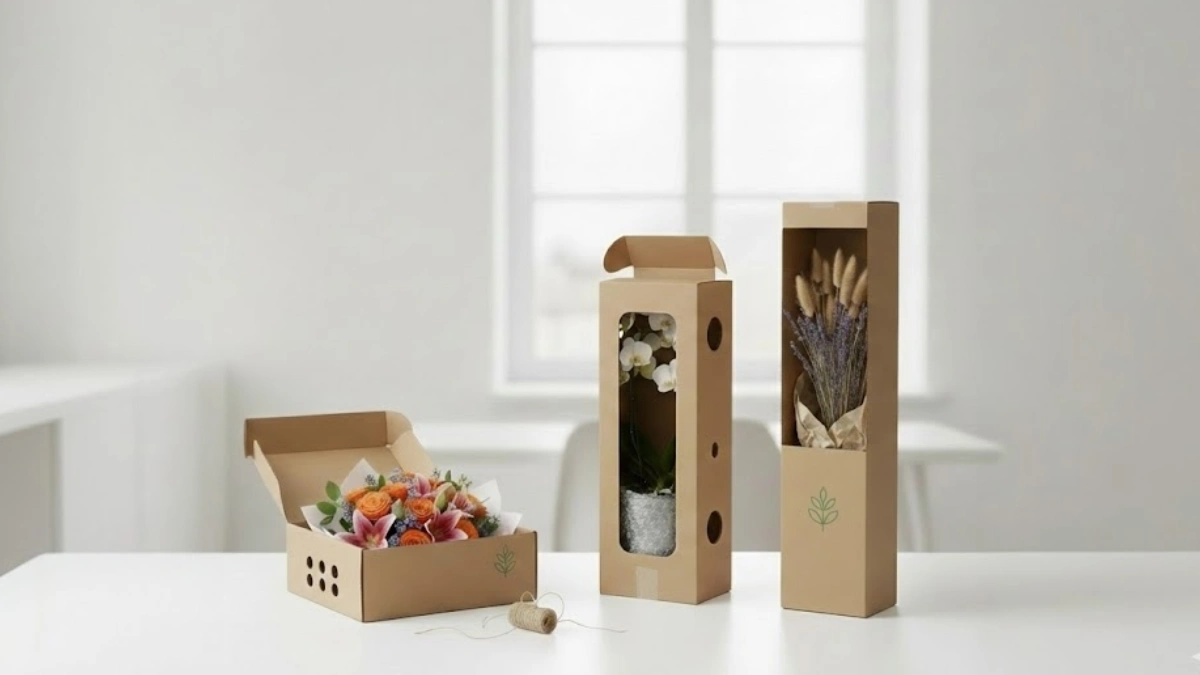 بسته‌ بندی گل برای ارسال پستی؛ راهنمای کامل برای فروشگاه‌های آنلاین