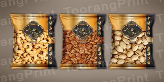 طراحی بسته بندی خشکبار