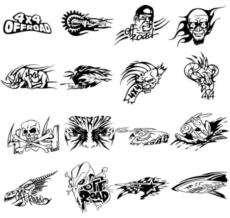 عکس برچسب ماشین