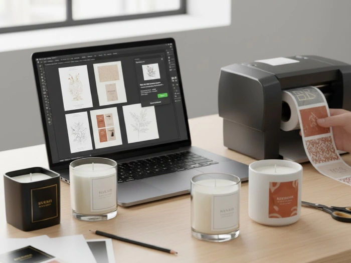 روشهای سفارش و چاپ لیبل شمع