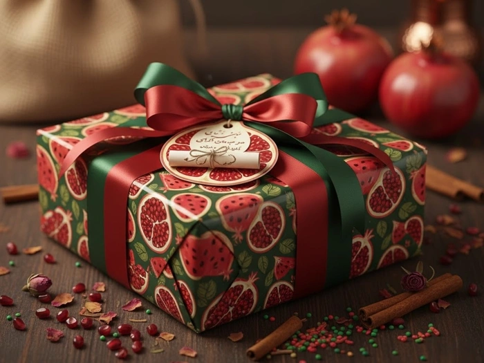 بسته بندی هدیه سازمانی یلدایی