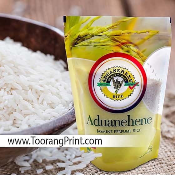 طراحی و بسته بندی کیسه برنج