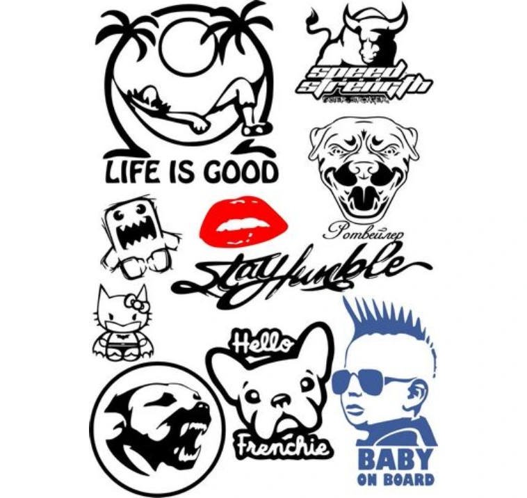 عکس برچسب ماشین