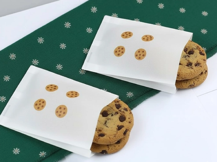 کوکی درون کاغذ مومی