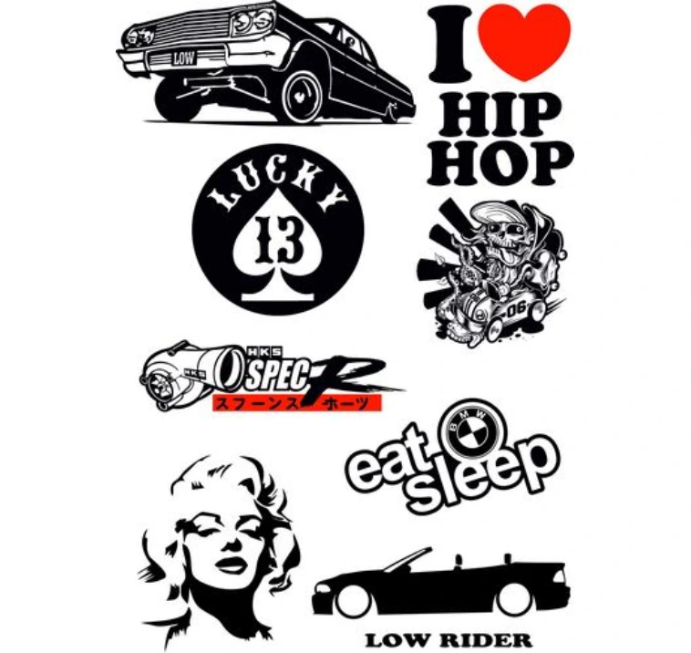 عکس برچسب ماشین