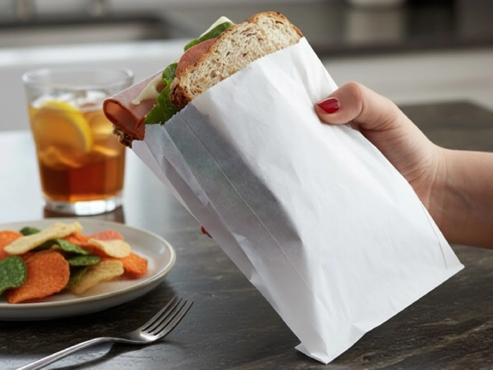 ساندویچ درون پاکت مومی